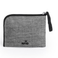 Etui na karty z ochroną RFID - portmonetka, poliester, 113 x 81 x 12 mm
