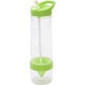 Butelka sportowa z wyciskarką, Tritan, PVC, 750 ml, śr. 78 x 250 mm, wyciskarka do cytrusów
