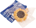Ciastka reklamowe pojedynczo pakowane, cena orientacyjna dla min 1000 szt., biszkopty, herbatniki, kruche z nadzieniem, biszkopty z galaretką, ok. 70 szt./kg
