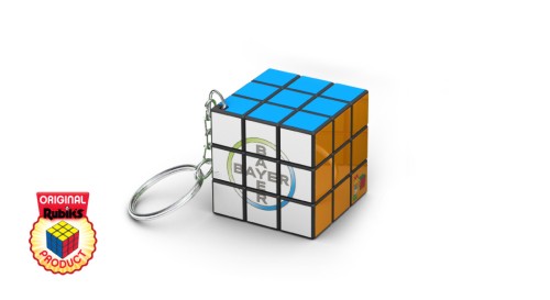 Kostka rubika 3x3, brelok, 34 x 34 x 34 mm, nadruk w pełnym kolorze, cena dla 1000 szt. (min. 500 szt.), czas realizacji ok. 5 tygodni
