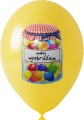 Balony reklamowe - latex, nadruk w pełnym kolorze, cena dla 1000 szt., 10", w kpl. patyczek z uchwytem.
