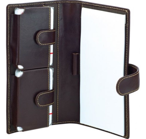 Etui na karty do gry, skóra premium, cena dla min. 10 szt., 100 x 190 x 25 mm
