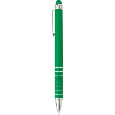 Długopis touch pen, aluminium, śr. 9 x 125 mm
