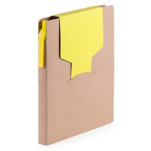 Notes z karteczkami i znacznikami - eko