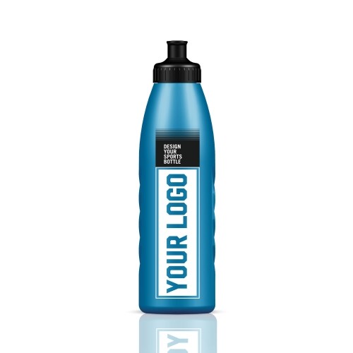Bidon na zamówienie, poj. 750 ml, nadruk 234 x 110 mm, 14 kolorów do wyboru, można mieszać kolory, cena dla min. 100 szt. i nadruku w jednym kolorze
