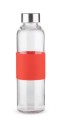Butelka szklana 520 ml, śr. 65 x 220 ml, silikon, metal