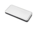 Powerbank 12000 mAh, 141 x 75 x 16 mm, wejście USB, wyjście micro USb i Iphone, obudowa PU