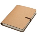 Notes eko, tekturowa okładka z kieszenią, 140 x 23 x 190 mm, 120 stron w linie
