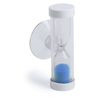 Minutnik pod prysznic, plastik, 18 x 60 x 25 mm, 2 min., przyssawka
