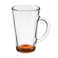 Kubek szklany, 300 ml, różne kolory dna
