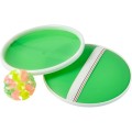 Gra plażowa, PP, PVC, 2 paletki, piłka z przyssawkami, śr. 18 x 1 cm

