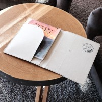 Teczka A4 z papieru spieralnego ("wegańska skora"), na zamówienie, cena dla min. 50 szt., 24 x 33 cm, kolory: czarny, biały, szary, brązowy - jasny i ciemny
