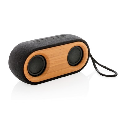 głośnik - bluetooth - smartfon, gadżet - reklama - nadruk - laser - ekologia - bambus