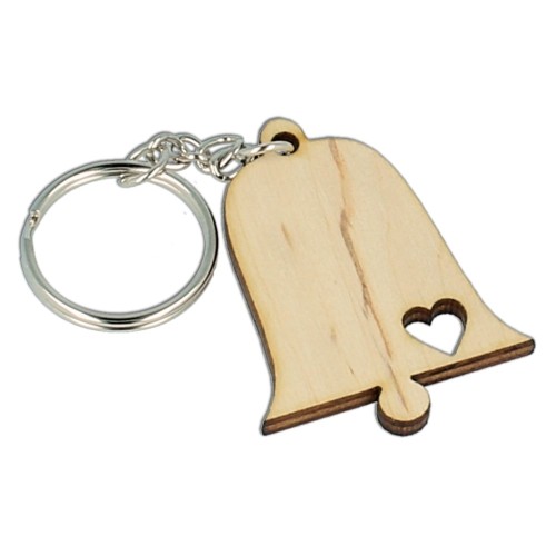 Brelok świąteczny eko, sklejka 50 x 37 x 3 mm, możliwość lasera lub nadruku