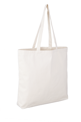 Torba bawełniana z dnem, 38 x 42 x 8 cm, uszy 68 x 2,5 cm, cena zapytanie