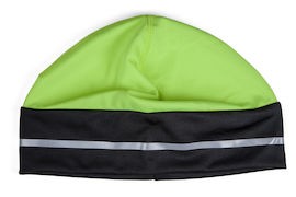 Czapka odblaskowa, fluorescencyjna, element odblaskowy, norma EN 13356