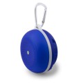 Głośnik bluetooth, ABS, śr. 81 x 46 mm, radio, odbieranie połączeń, czytnik kart micro USB, kabel audio 3,5 mm z końcówkami USB i mini USB, zasięg do 10 m

