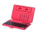 Klawiatura bezprzewodowa, 220 x 11 x 143 mm, stojak na telefon, ładowana przez USB
