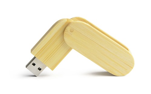 Pamięć bambusowa - eko, 64 x 23 x 13 mm, 8 lub 16GB, cena na zapytanie