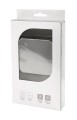 Powerbank podświetlany, tworzywo, metal, 76 x 76 x 23 m, 6600 mAh
