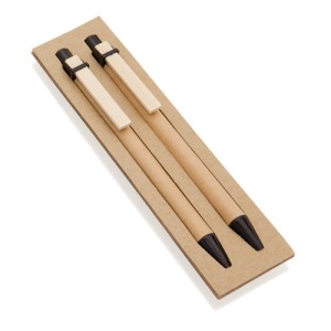 Komplet długopis, ołówek - eko