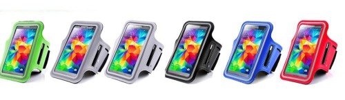 Opaska z etui na telefon 4,7", wersja 5,5" - 10,20 zł.
