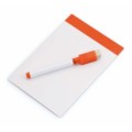 Notes magnetyczny na lodówkę, folia magnetyczna, 150 x 105 mm, pisak i gumka w zestawie
