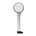 Lupa z podświetleniem, metal, 180 x 48 x 59 mm, linijka w lupie, 3 diody LED, etui