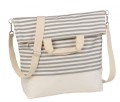 Torba plażowa, poliester 300D, 43 x 19 x 54 cm, zmienna pojemność
