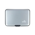 Portfel  z ochroną RFID, aluminium, 6 przegródek, 110 x 75 x 20 mm
