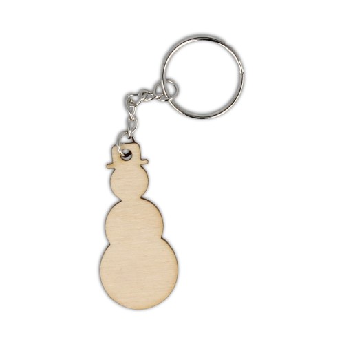 Brelok świąteczny eko, sklejka 50 x 23 x 3 mm, możliwość lasera lub nadruku