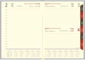 Kalendarz dzienny B5 standard