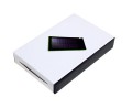 Powerbank solarny, plastik, 142 x 76 x 18 mm, ładowanie przez USB, lub panel solarny, poj. 6000 mAh, akumulator litowo - jonowy
