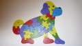 Puzzle drewniane, drewno, ok. 30 x 20 x 1,5 cm, cena orientacyjna

