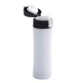 Kubek termiczny, 400 ml, stal nierdzewna, podwójne, szczelne zamknięcie, obsługa jedna ręką
