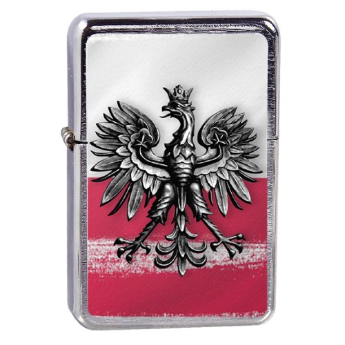Zapalniczka benzynowa Polska, wieczysta gwarancja, pudełko