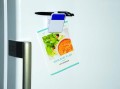 Klip magnetyczny, plastik, 71 x 49 x 42 mm, magnes, miejsce na długopis
