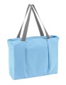 Torba plażowa, poliester 600D, 46 x 36 x 17 cm, zamek, dodatkowa kieszonka
