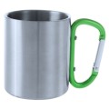 Kubek turystyczny, stal nierdzewna, 200 ml, śr. 70 x 80 mm
