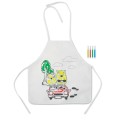 Fartuch do kolorowania, non-woven, 4 markery, 22 x 21,5 cm
