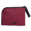 Etui na karty z ochroną RFID - portmonetka, poliester, 113 x 81 x 12 mm

