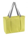 Torba plażowa, poliester 600D, 46 x 36 x 17 cm, zamek, dodatkowa kieszonka
