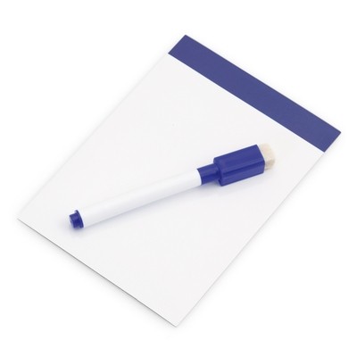 Notes magnetyczny na lodówkę, folia magnetyczna, 150 x 105 mm, pisak i gumka w zestawie
