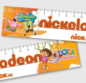 Linijka reklamowa z nadrukiem offsetowym CMYK