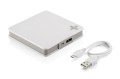 Powerbank 5200 mAh, 82 x 82 x 13 mm, kabel micro USB