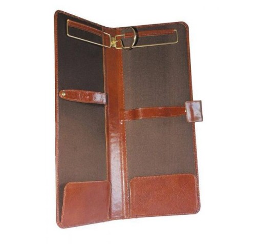 Etui na krawaty, szyte na zam., skóra premium, cena dla min. 10 szt., 38 x 14 x 4 cm
