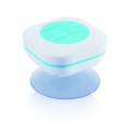 Głośnik bluetooth pod przysznic, ABS, 57 x 78 x 78 mm, 3W, bateria 300 mAh, przyssawka

