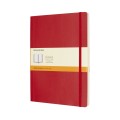 Notes Moleskin miękka okładka XL, 250 x 190 mm, 192 strony w linie, kratkę,  gładkie - tylko czarny
