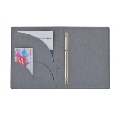 Organizer z filcu z recyklingu PET, szyty na zamówienie, cena dla min. 50 szt., 27 x 34 cm
