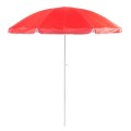 Parasol plażowy, nylon 50g, śr. 200 cm, ochrona przed UV, pokrowiec

